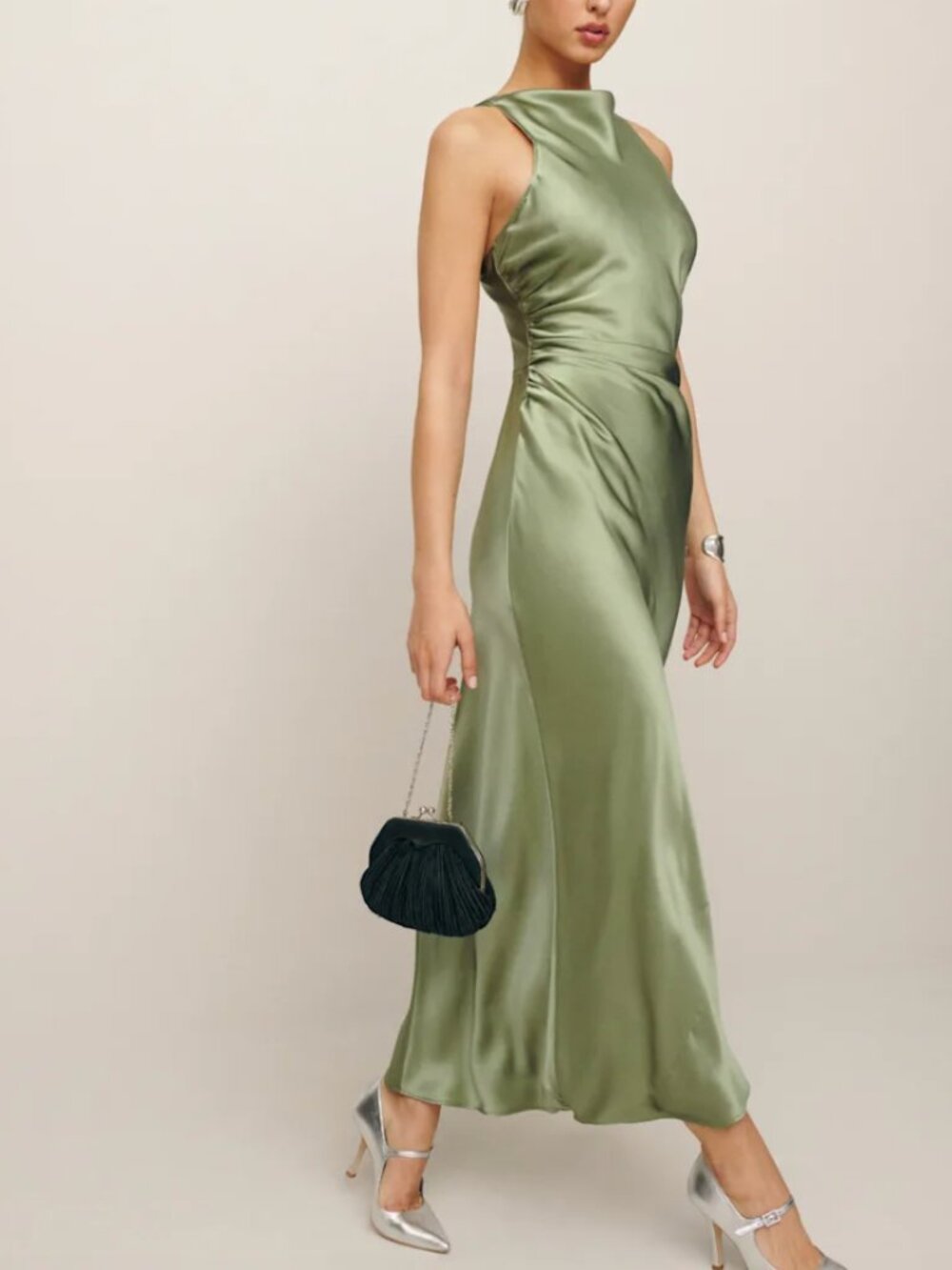 Reformation Casette Silk Dress size 2